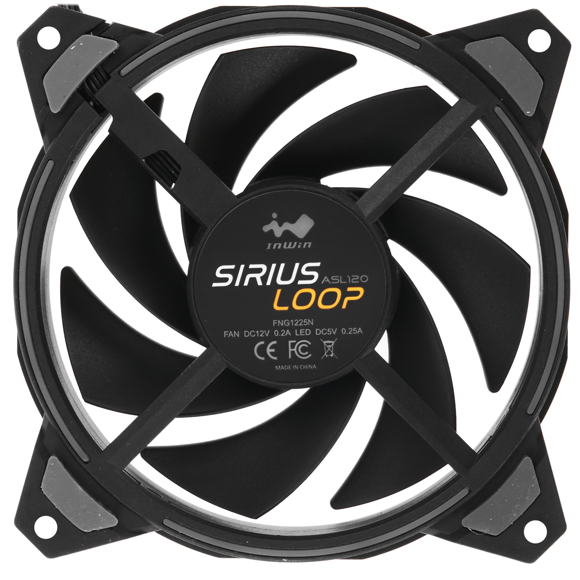 Вентилятор InWin IW- Sirius Loop ASL120 fan RGB  (Single pack)  [6133811]
