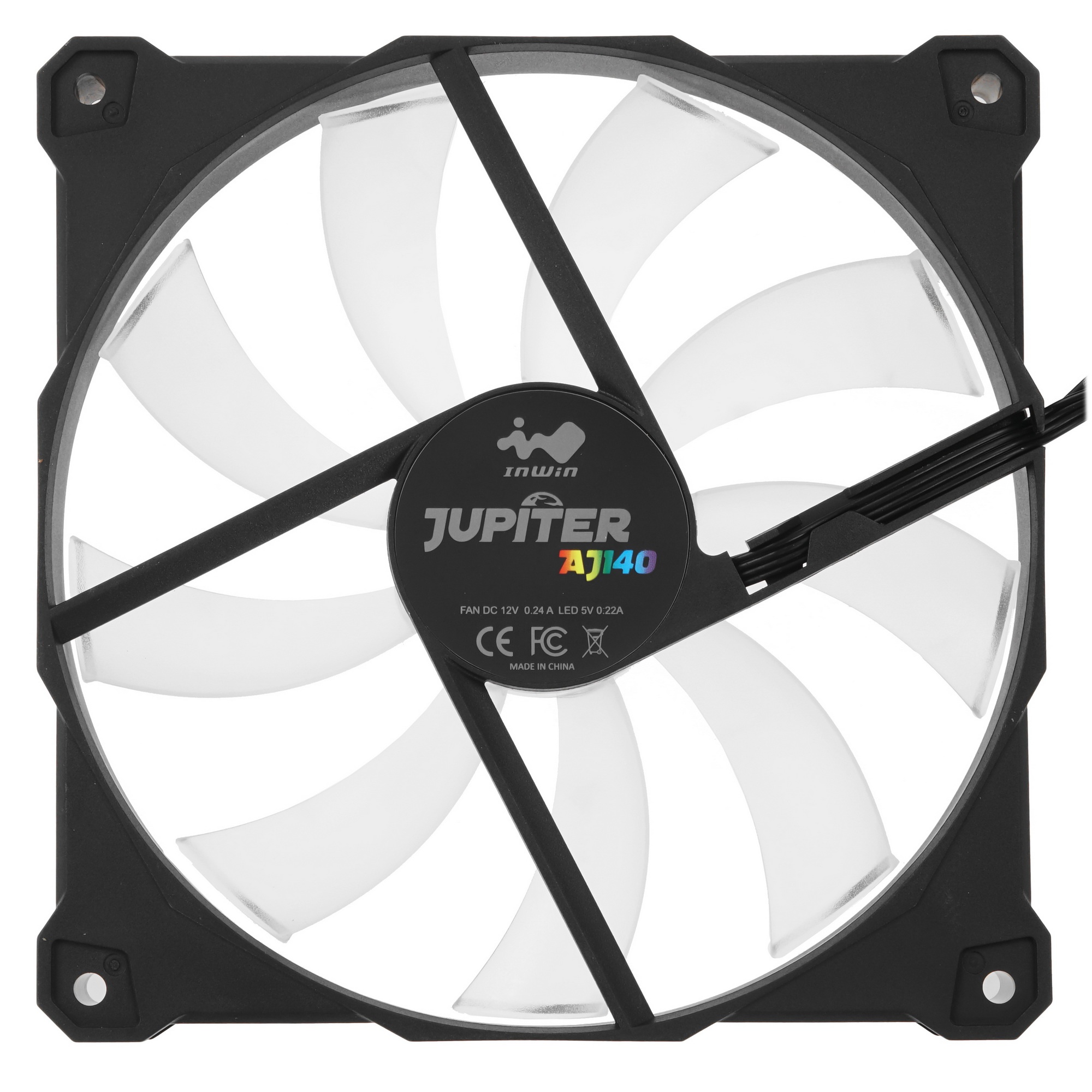 Вентилятор INWIN IW- Jupiter AJ140 fan RGB (Single pack) [6144474]