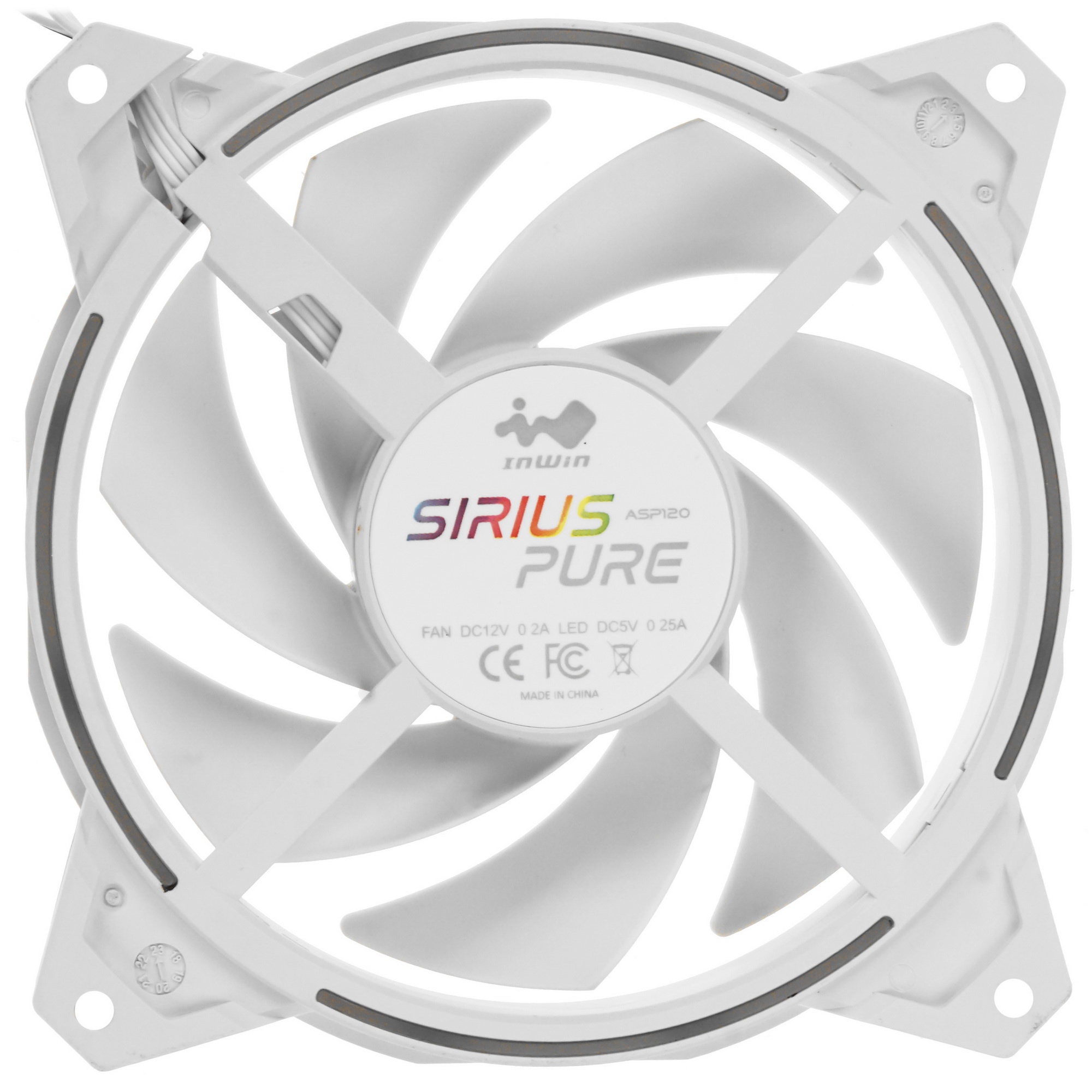 Вентилятор INWIN IW- Sirius Pure ASP120 fan RGB (Single pack) [6144473]