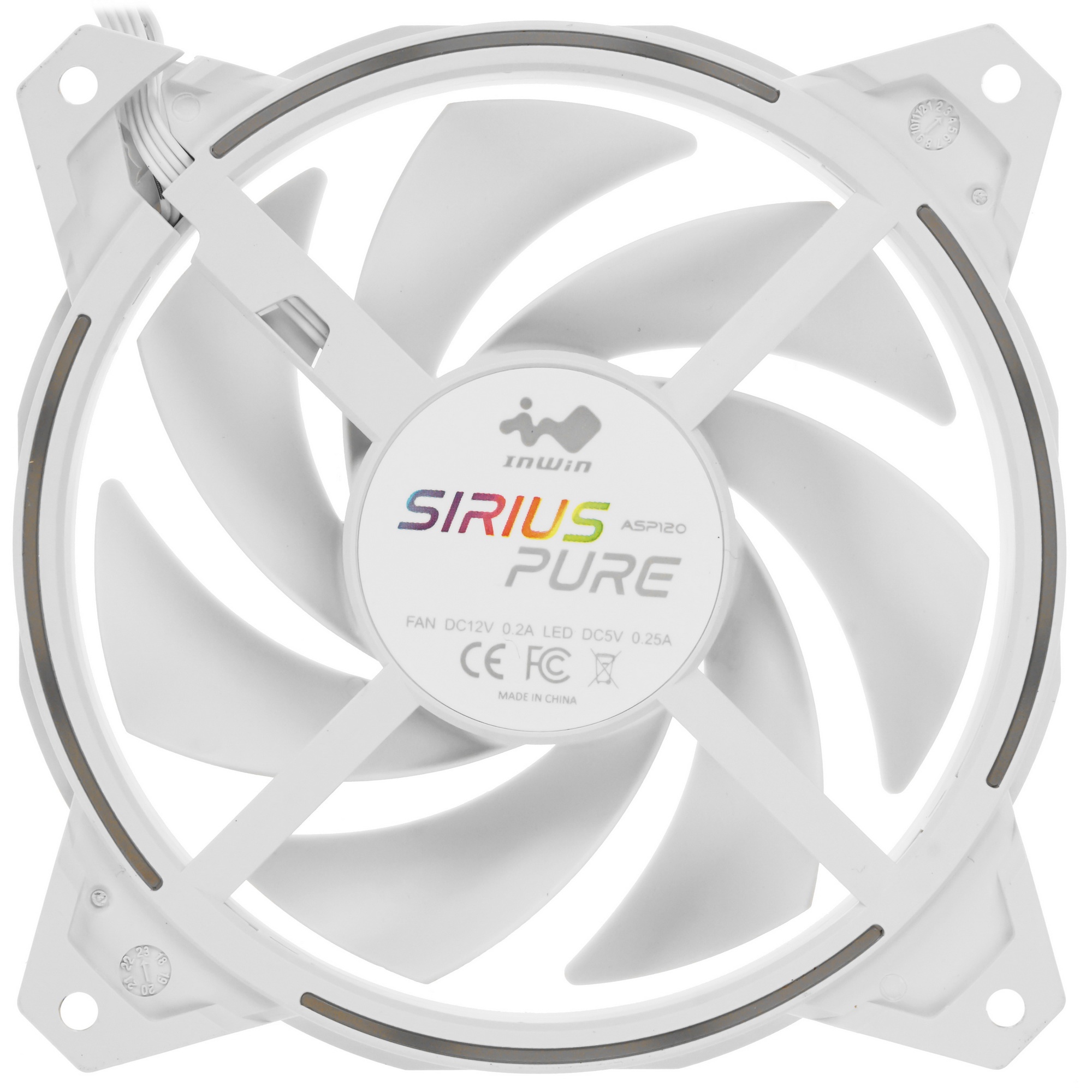 Вентилятор для корпуса INWIN IW- Sirius Pure ASP120 fan RGB (Triple pack) [6144481]