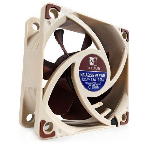 Кулер для корпуса Thermalright TL-B6B (60x60x25mm, 4-pin PWM, 16.17CFM, 20.17dBA, 3200RPM, Black)