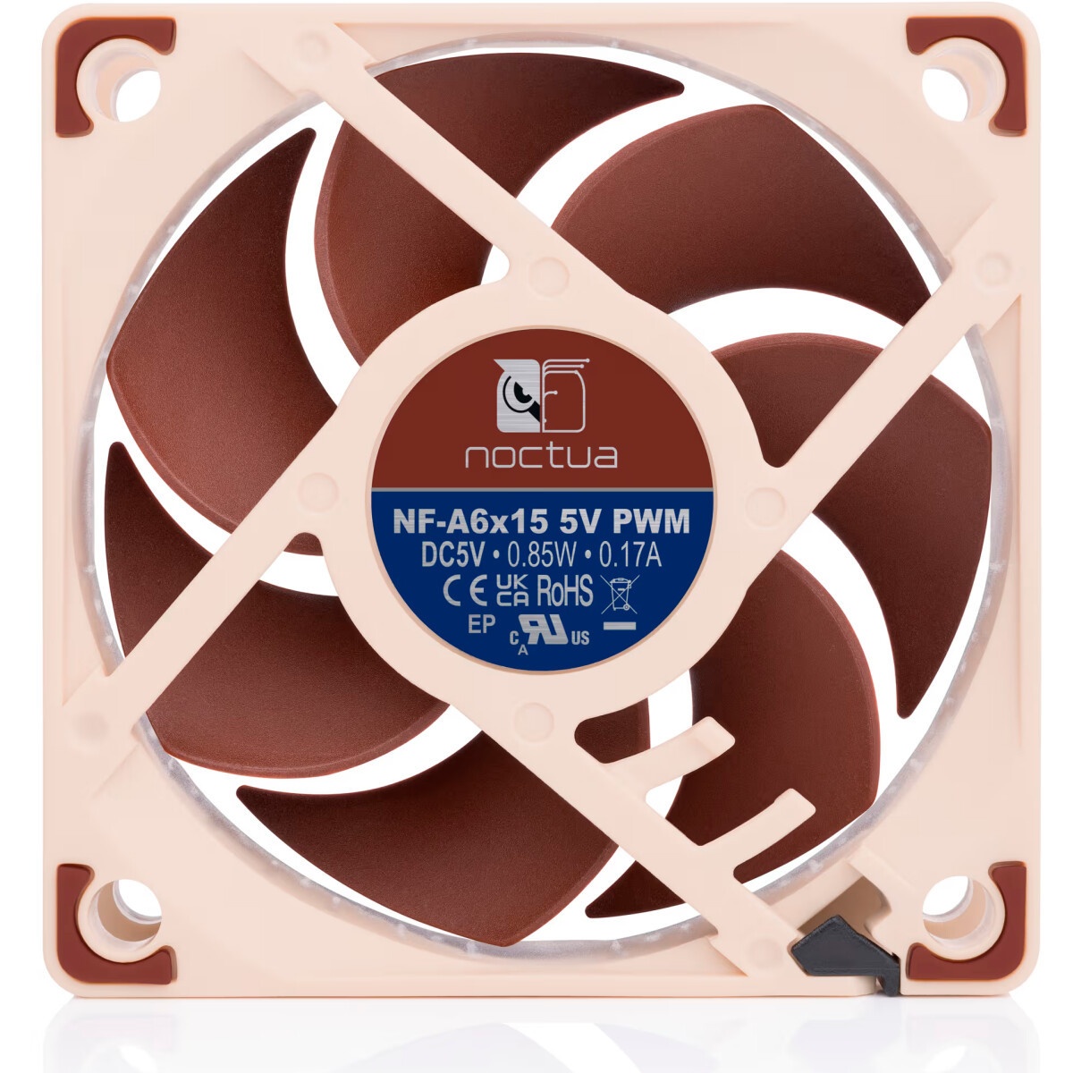 Кулер для корпуса Thermalright TL-B6B (60x60x25mm, 4-pin PWM, 16.17CFM, 20.17dBA, 3200RPM, Black)