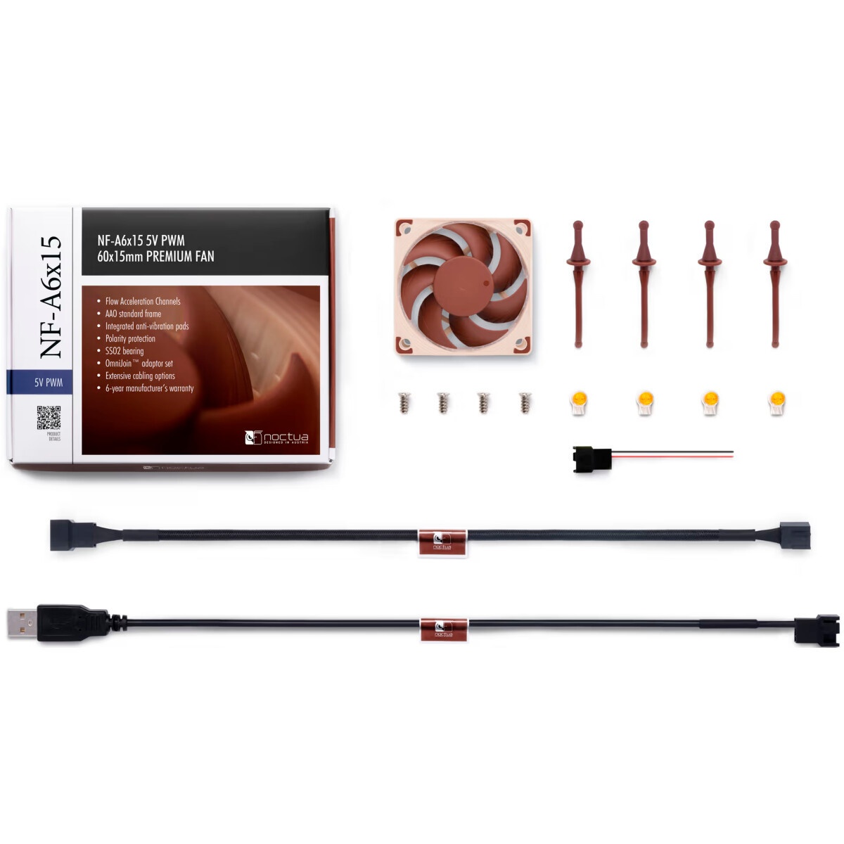 Кулер для корпуса Thermalright TL-B6B (60x60x25mm, 4-pin PWM, 16.17CFM, 20.17dBA, 3200RPM, Black)