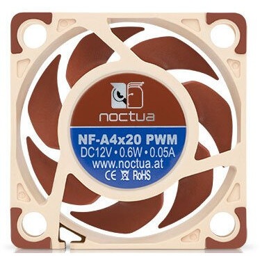 Кулер для корпуса Thermalright TL-B4020W (40x40x20mm, 4-pin PWM, 9.47CFM, 24.3dBA, 5500RPM, White)