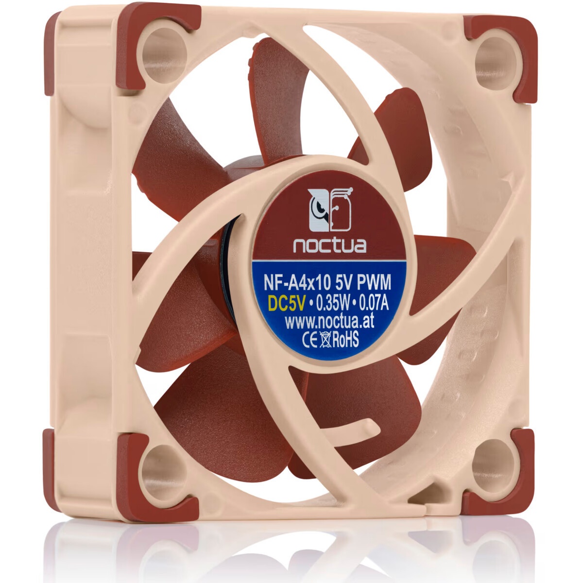 Кулер для корпуса Thermalright TL-B4020W (40x40x20mm, 4-pin PWM, 9.47CFM, 24.3dBA, 5500RPM, White)