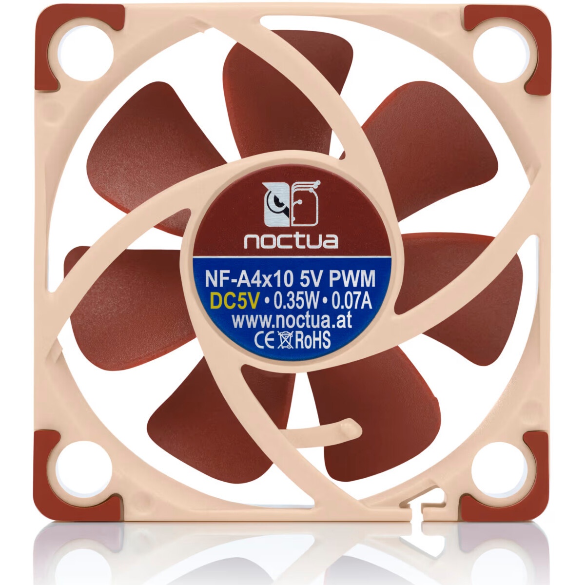 Кулер для корпуса Thermalright TL-B4020W (40x40x20mm, 4-pin PWM, 9.47CFM, 24.3dBA, 5500RPM, White)