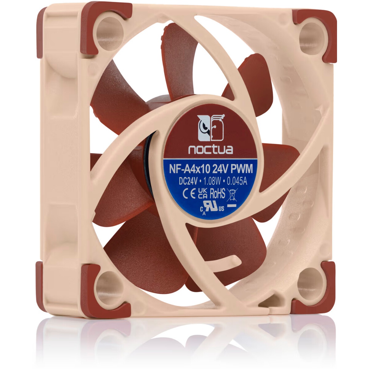 Кулер для корпуса Thermalright TL-B4020W (40x40x20mm, 4-pin PWM, 9.47CFM, 24.3dBA, 5500RPM, White)