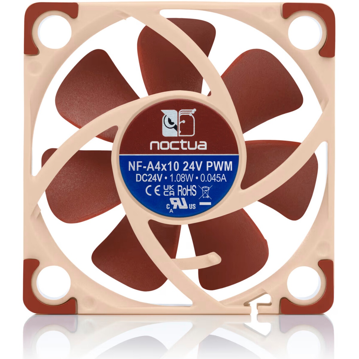 Кулер для корпуса Thermalright TL-B4020W (40x40x20mm, 4-pin PWM, 9.47CFM, 24.3dBA, 5500RPM, White)