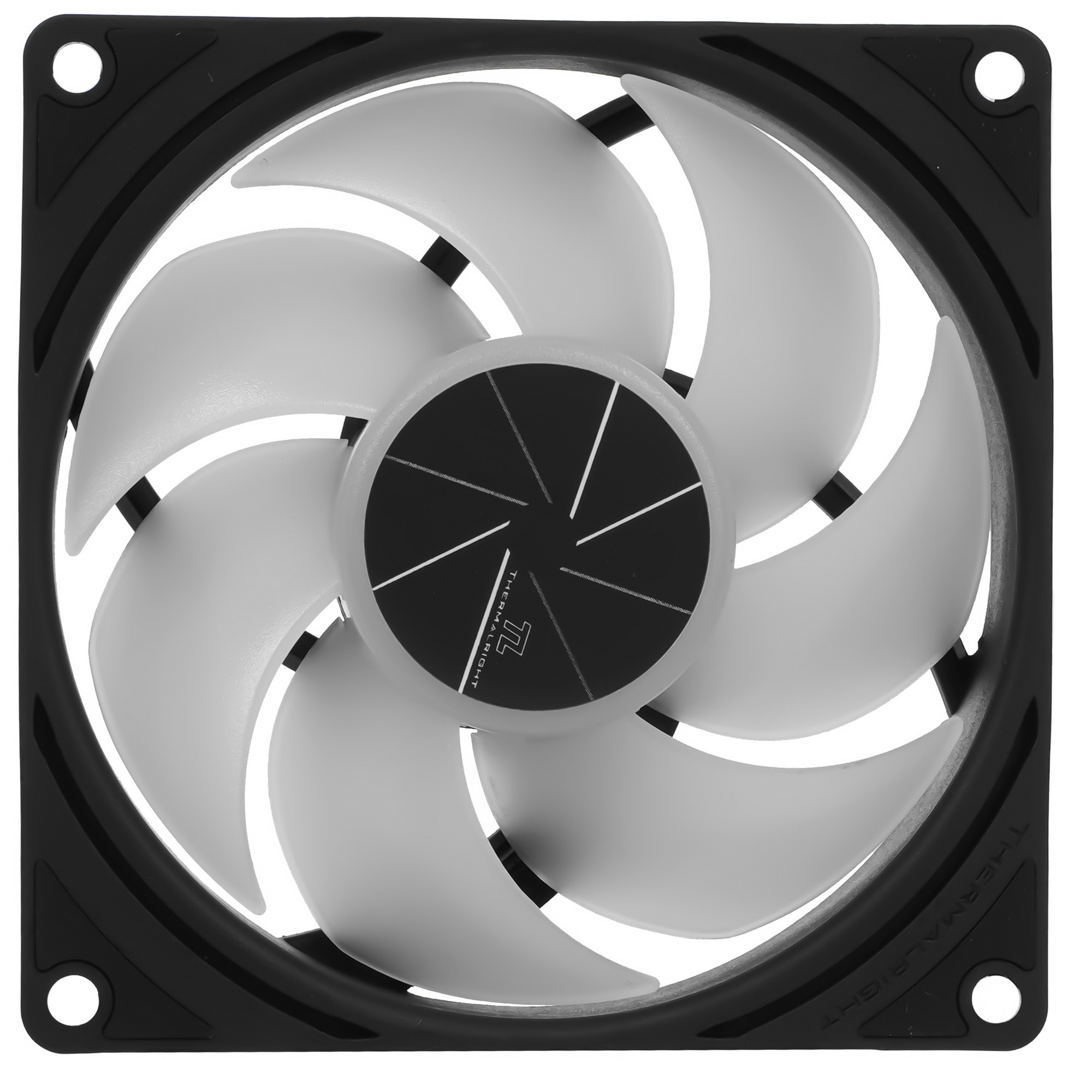 Кулер для корпуса Thermalright TL-P9-S (92x92x25mm, 4-pin PWM, ARGB, 32.77CFM, 23.85dBA, 2200RPM, Bl