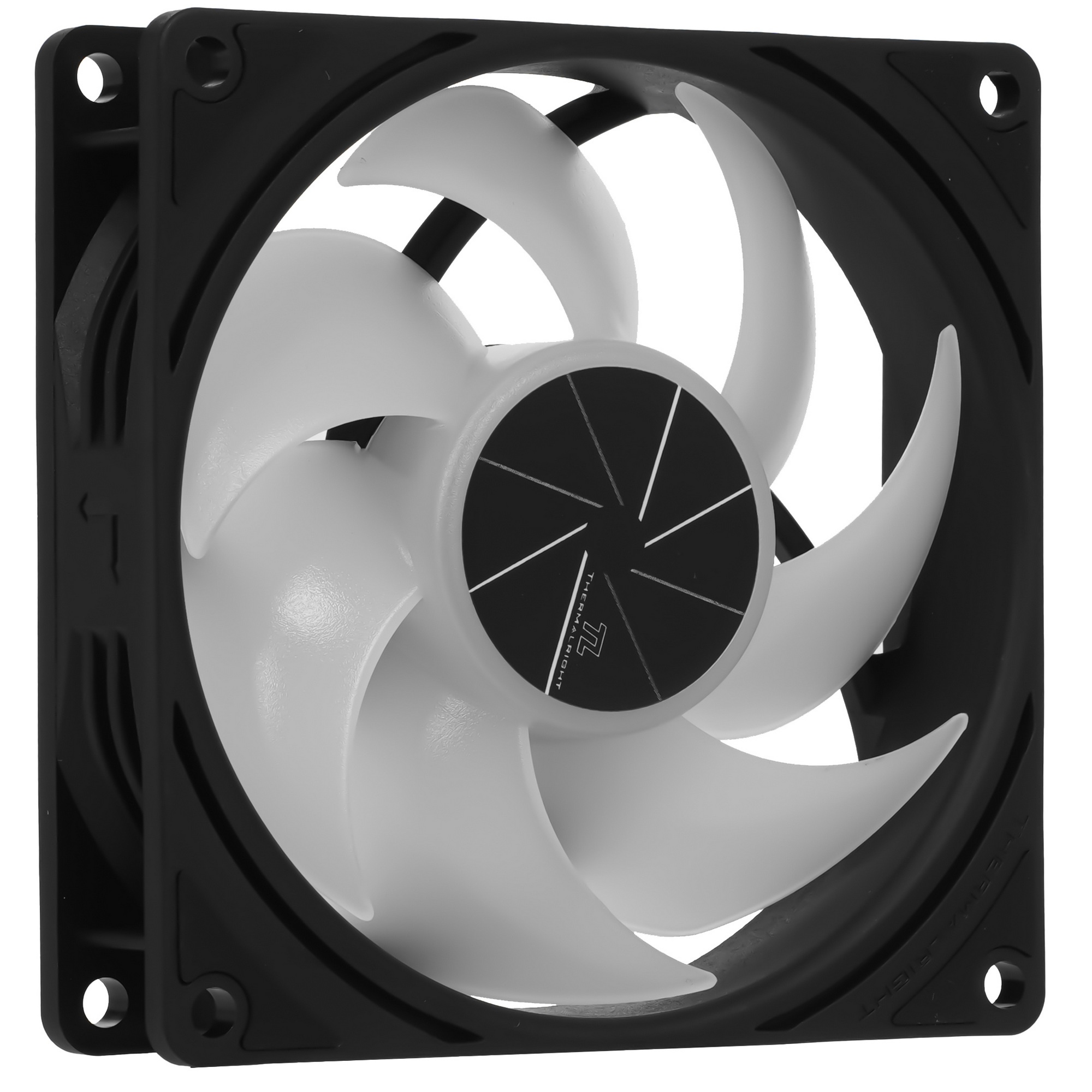 Кулер для корпуса Thermalright TL-P9-S (92x92x25mm, 4-pin PWM, ARGB, 32.77CFM, 23.85dBA, 2200RPM, Bl