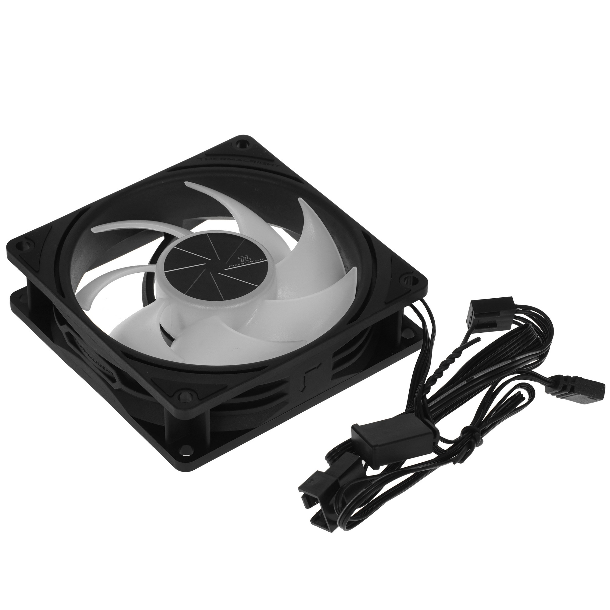 Кулер для корпуса Thermalright TL-P9-S (92x92x25mm, 4-pin PWM, ARGB, 32.77CFM, 23.85dBA, 2200RPM, Bl