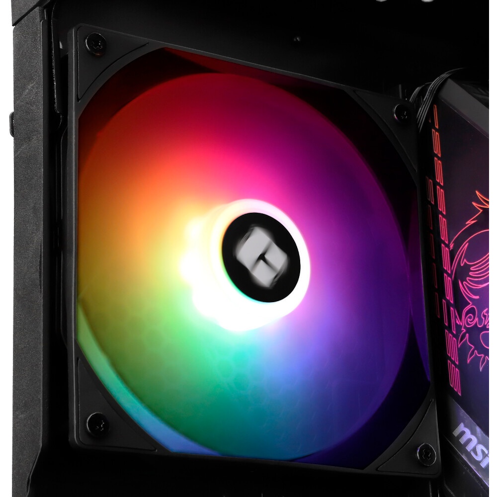 Кулер для корпуса Thermalright TL-M14W (140x144x25mm, 4-pin PWM, ARGB, 88.75CFM, 23.7dBA, 1500RPM, W