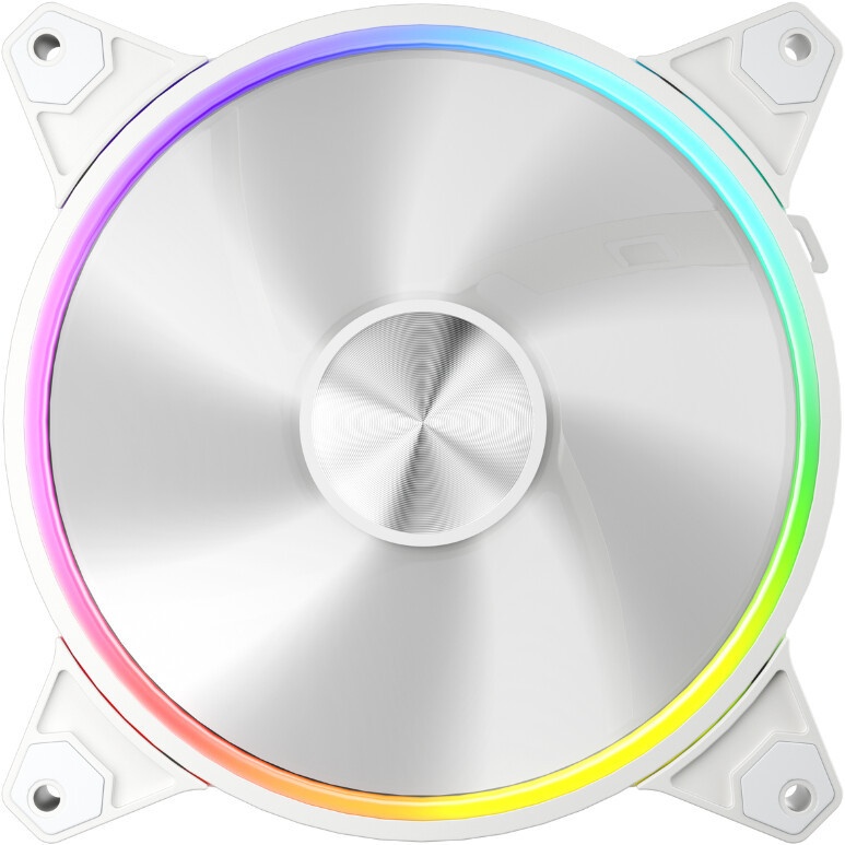 Кулер для корпуса Thermalright TL-M14W (140x144x25mm, 4-pin PWM, ARGB, 88.75CFM, 23.7dBA, 1500RPM, W