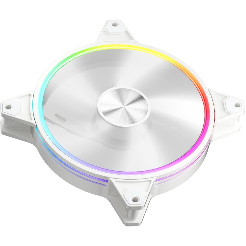 Кулер для корпуса Thermalright TL-M14W (140x144x25mm, 4-pin PWM, ARGB, 88.75CFM, 23.7dBA, 1500RPM, W