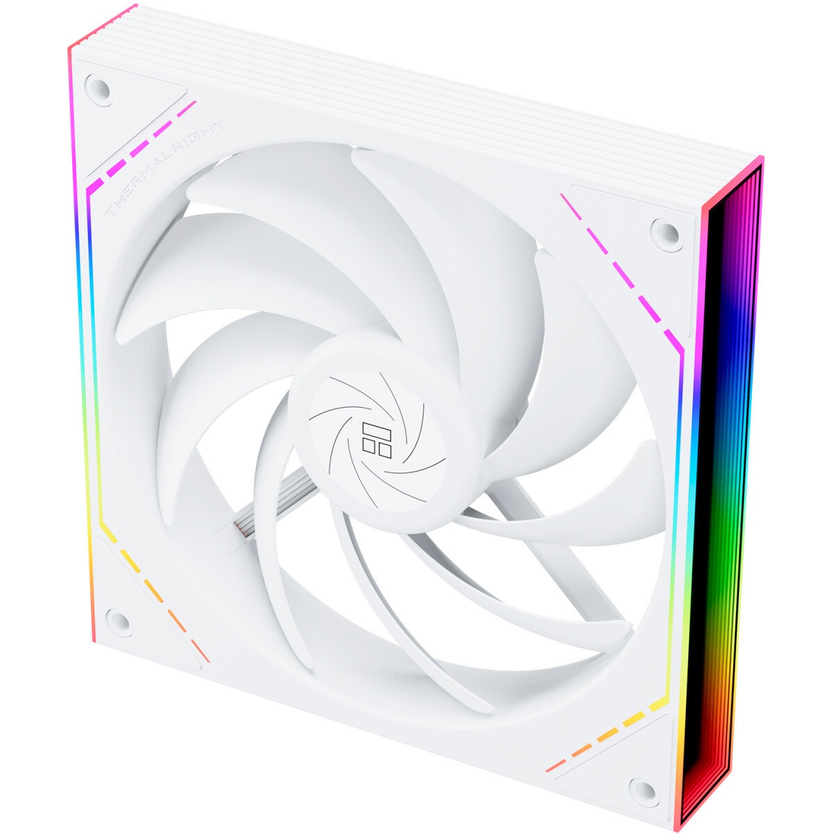 Кулер для корпуса Thermalright TL-M14W (140x144x25mm, 4-pin PWM, ARGB, 88.75CFM, 23.7dBA, 1500RPM, W