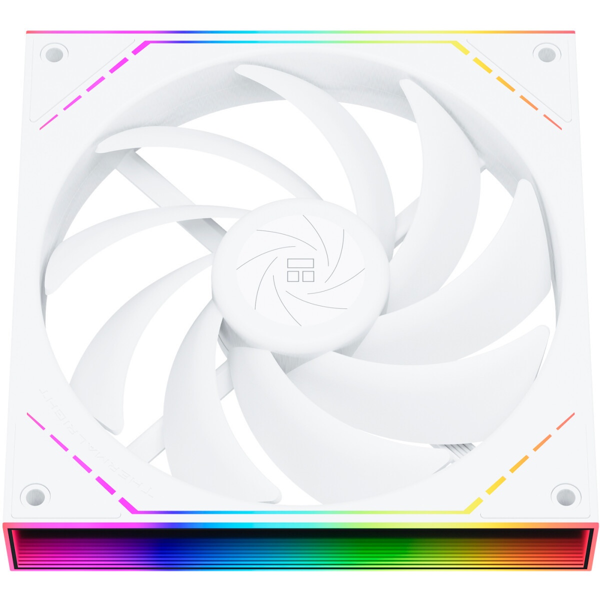 Кулер для корпуса Thermalright TL-M14W (140x144x25mm, 4-pin PWM, ARGB, 88.75CFM, 23.7dBA, 1500RPM, W