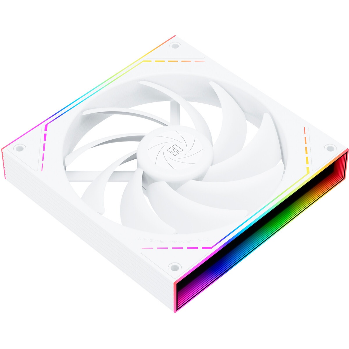 Кулер для корпуса Thermalright TL-M14W (140x144x25mm, 4-pin PWM, ARGB, 88.75CFM, 23.7dBA, 1500RPM, W