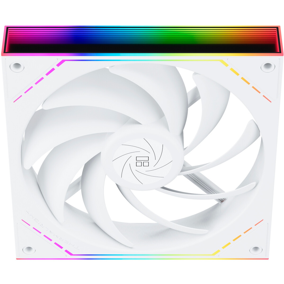 Кулер для корпуса Thermalright TL-M14W (140x144x25mm, 4-pin PWM, ARGB, 88.75CFM, 23.7dBA, 1500RPM, W