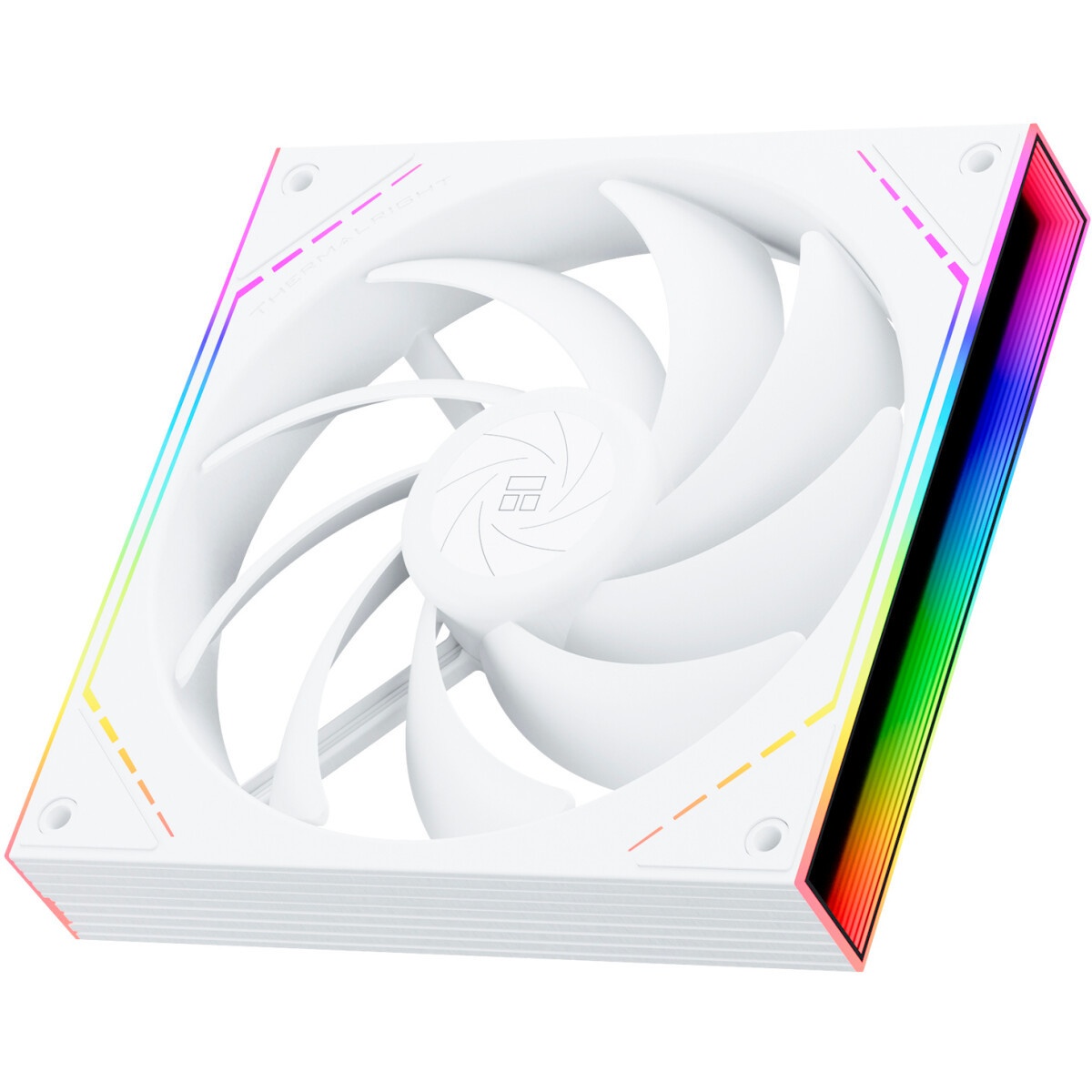 Кулер для корпуса Thermalright TL-M14W (140x144x25mm, 4-pin PWM, ARGB, 88.75CFM, 23.7dBA, 1500RPM, W