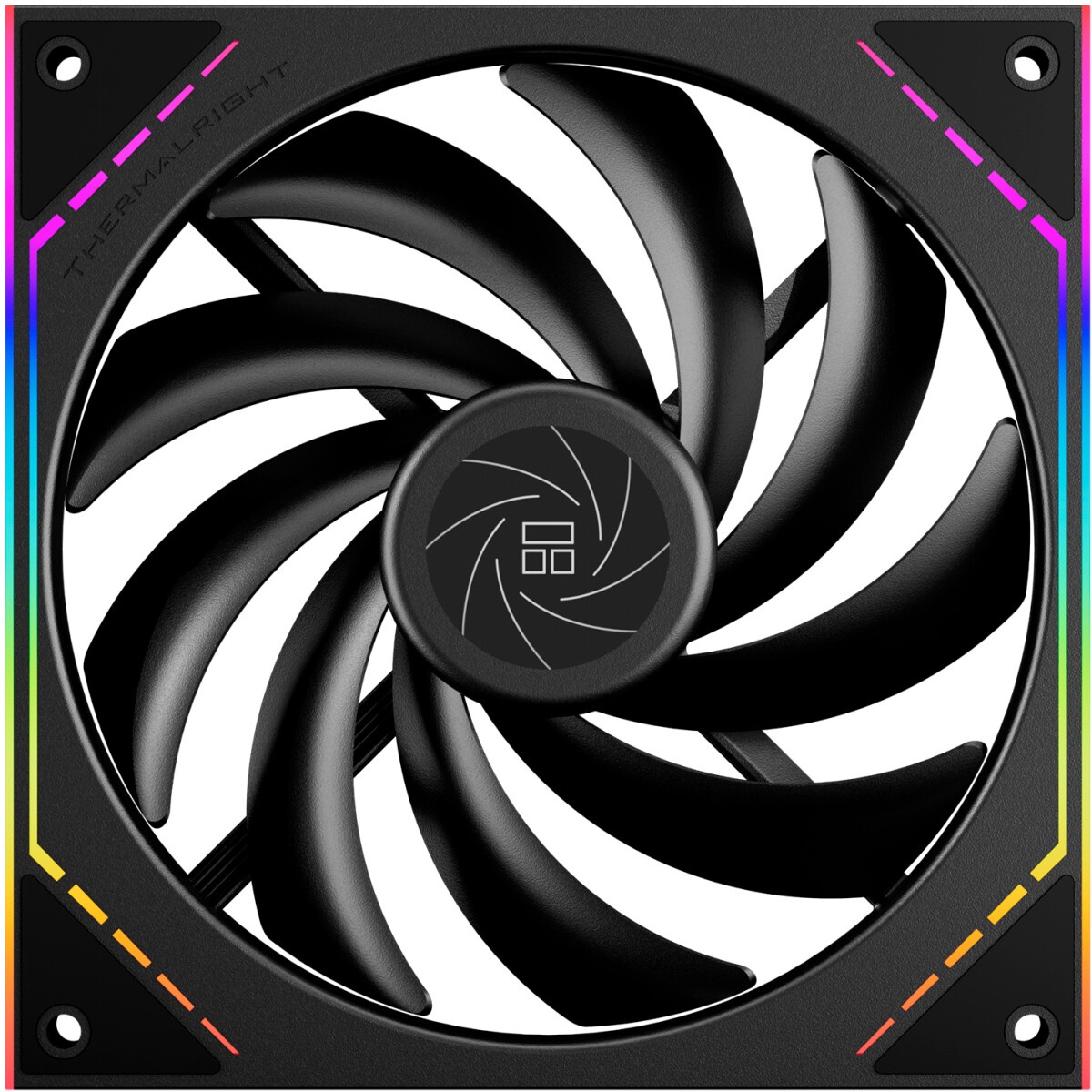 Кулер для корпуса Thermalright TL-M14 (140x144x25mm, 4-pin PWM, ARGB, 88.75CFM, 23.7dBA, 1500RPM, Bl