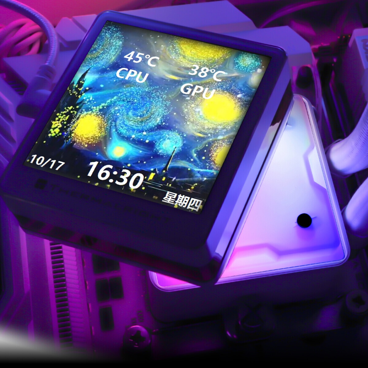 Система жидкостного охлаждения/ Water Cooling System Thermalright Levita Vision 360 (360mm, LED, Bla