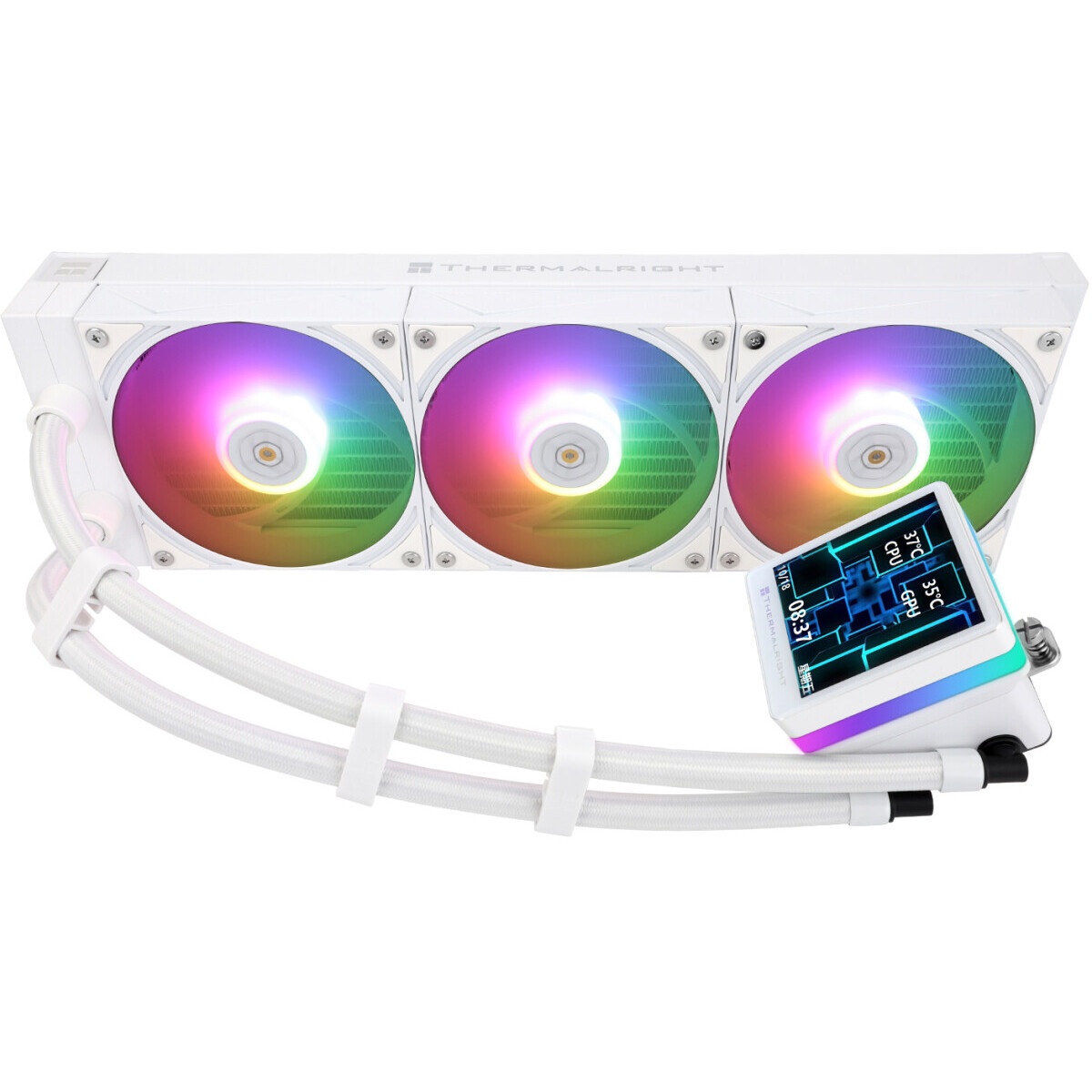Система жидкостного охлаждения/ Water Cooling System Thermalright Levita Vision 360 (360mm, LED, Bla