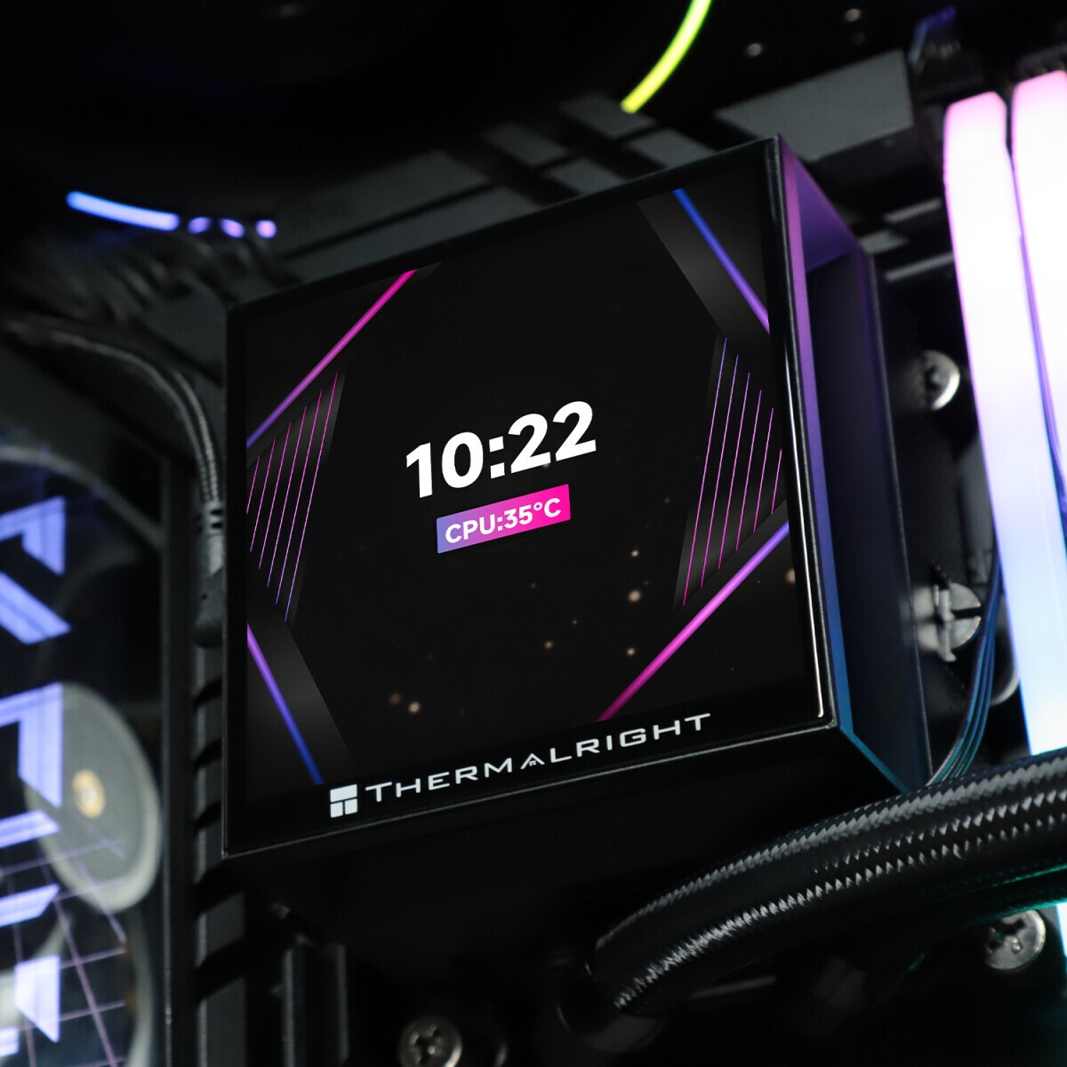 Система жидкостного охлаждения/ Water Cooling System Thermalright Levita Vision 360 (360mm, LED, Bla