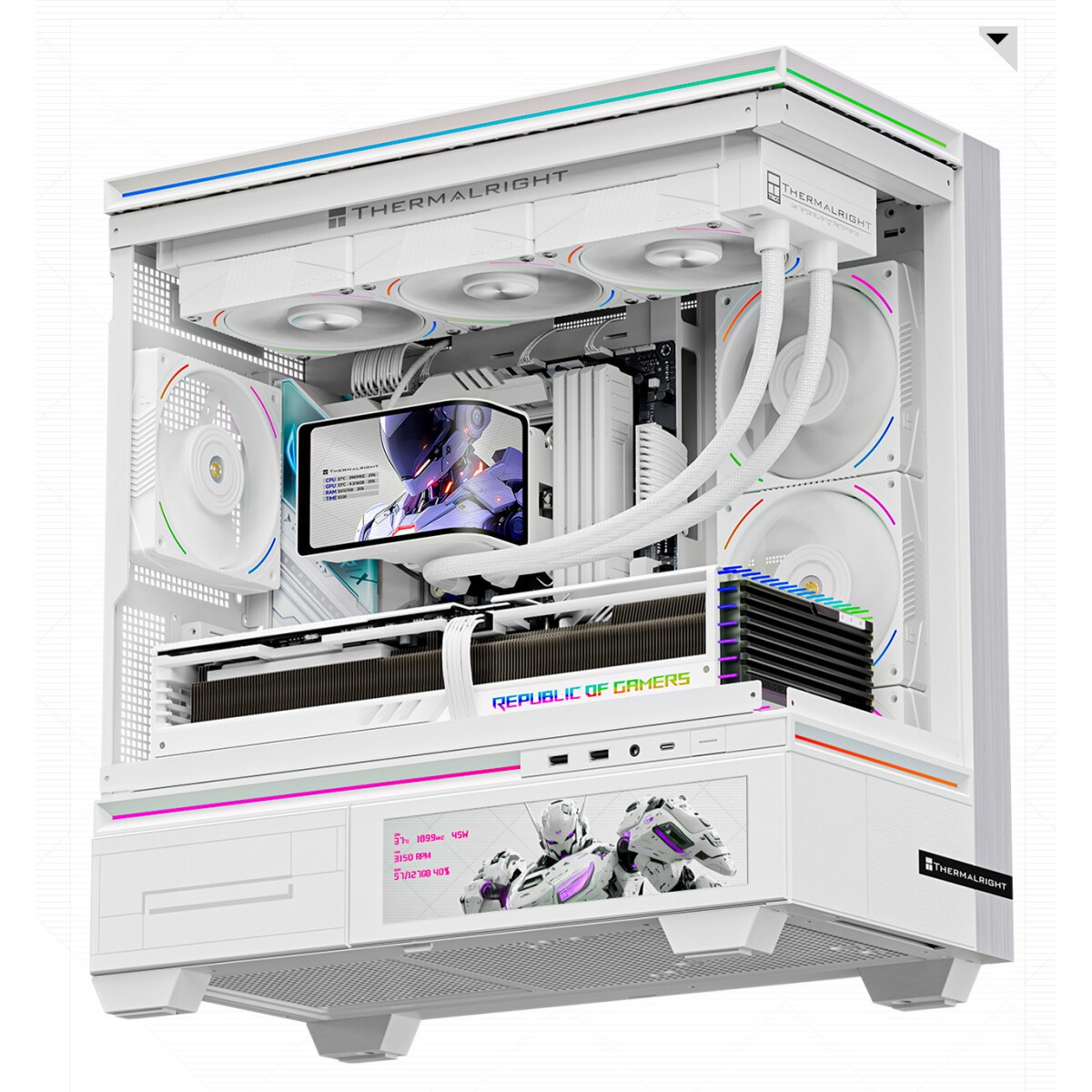 Система жидкостного охлаждения/ Water Cooling System Thermalright Levita Vision 360 (360mm, LED, Bla