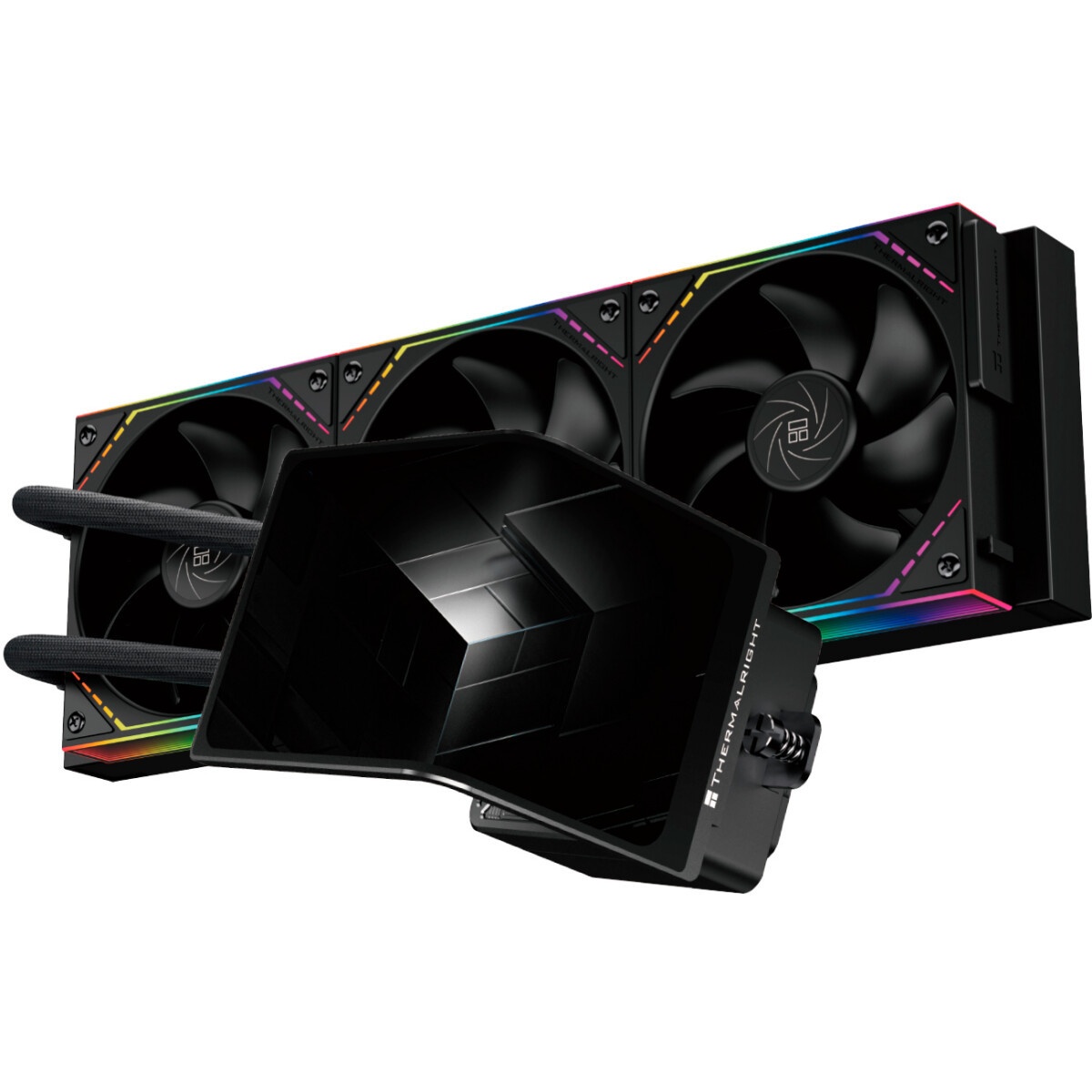 Система жидкостного охлаждения/ Water Cooling System Thermalright Levita Vision 360 (360mm, LED, Bla