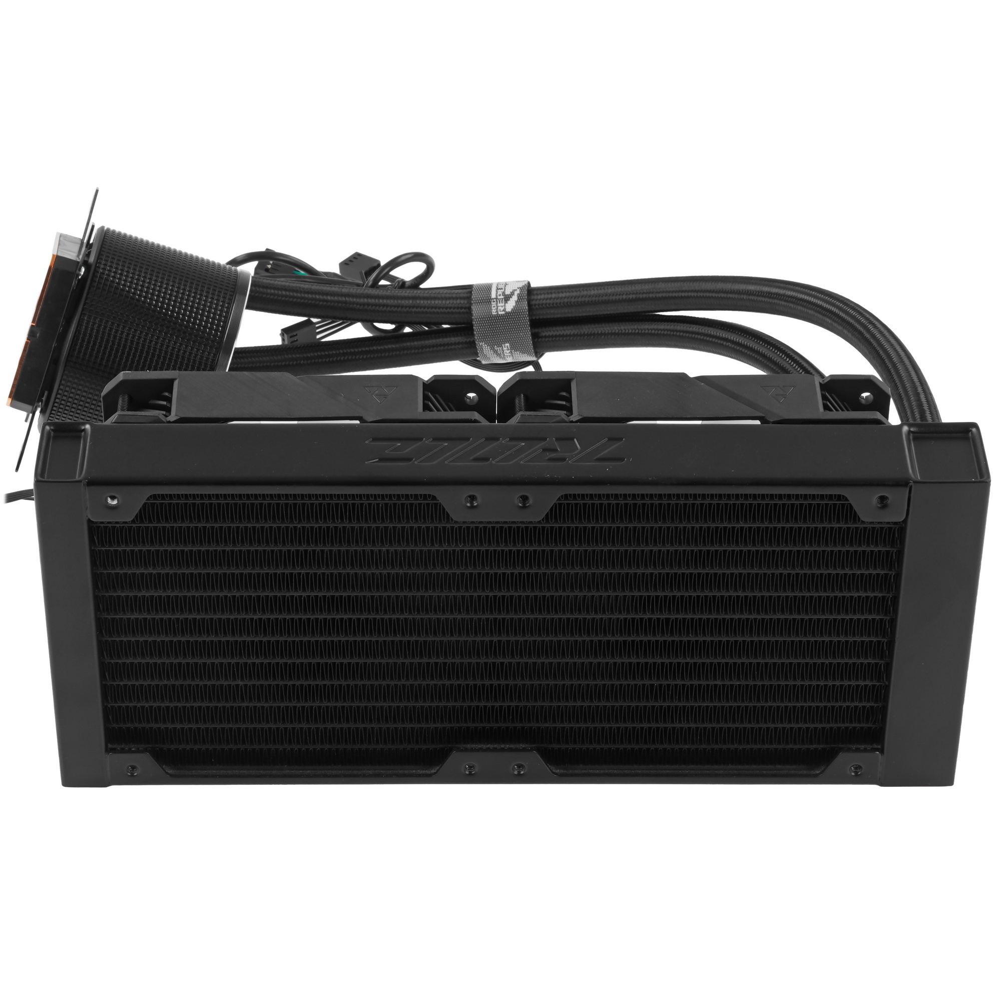 Жидкостная система охлаждения ASUS ROG RYUO III 240 ARGB черный, 120 мм, алюминий, 2200 об/мин, 36.4