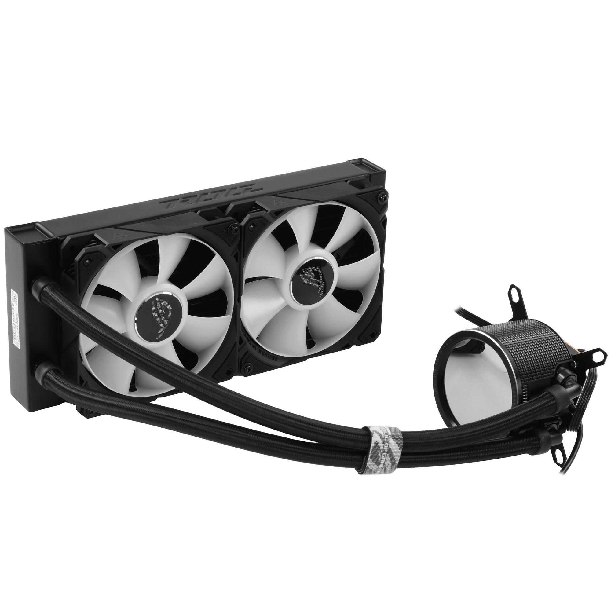 Жидкостная система охлаждения ASUS ROG RYUO III 240 ARGB черный, 120 мм, алюминий, 2200 об/мин, 36.4