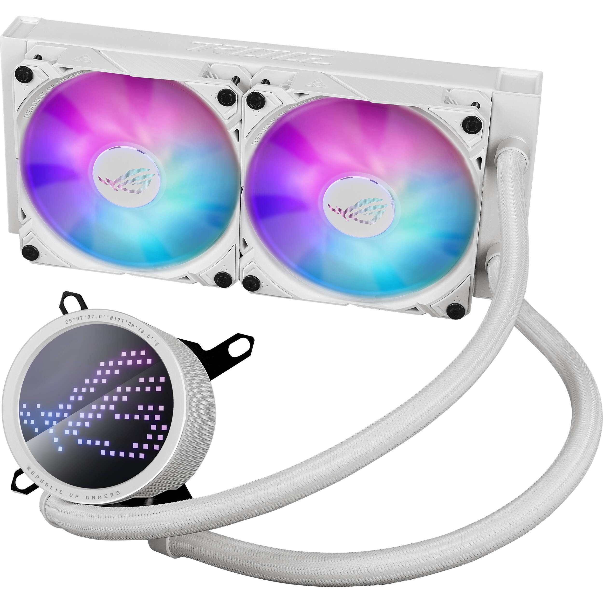 Жидкостная система охлаждения ASUS ROG RYUO III 240 ARGB WHT /AIO COOLER,ASETEK,EMMA,ARGB,AURA,WHT (
