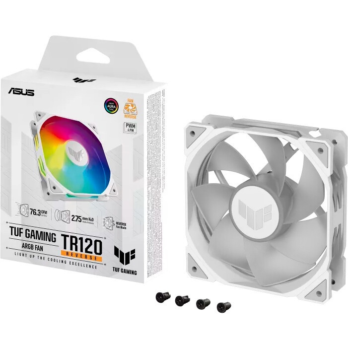Вентилятор в корпус ASUS TUF GAMING TR120 FAN ARGB REVERSE WHITE