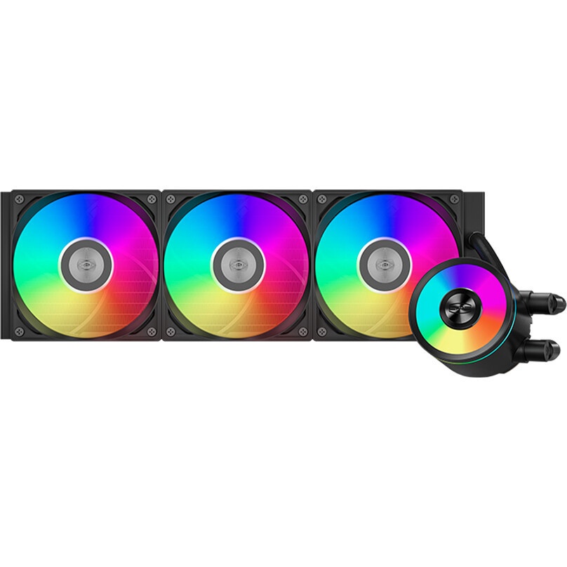 Система водяного охлаждения PcCooler DA240 Max ARGB Soc-AM5/AM4/1200/1700/1851 черный 4-pin 33.8dB A