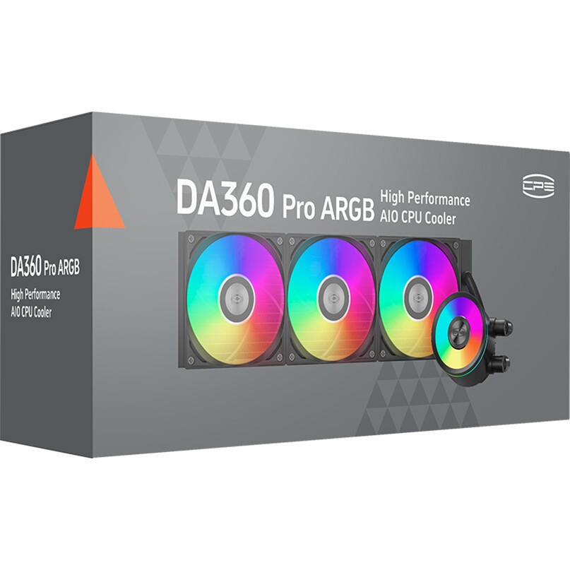 Система водяного охлаждения PcCooler DA240 Max ARGB Soc-AM5/AM4/1200/1700/1851 черный 4-pin 33.8dB A