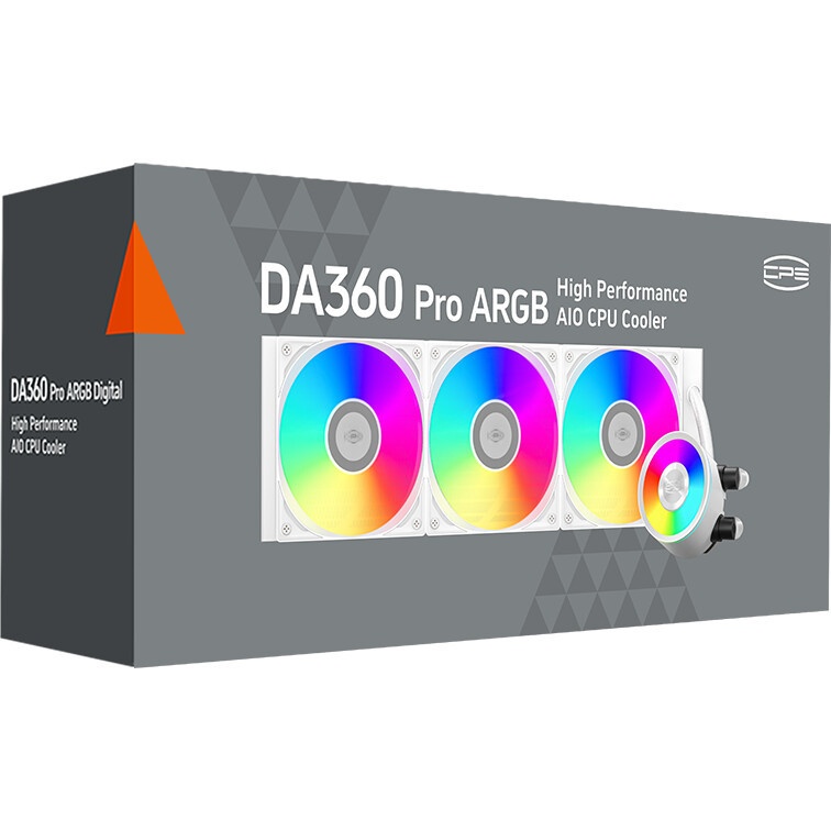 Система водяного охлаждения PcCooler DA240 Max ARGB Soc-AM5/AM4/1200/1700/1851 черный 4-pin 33.8dB A