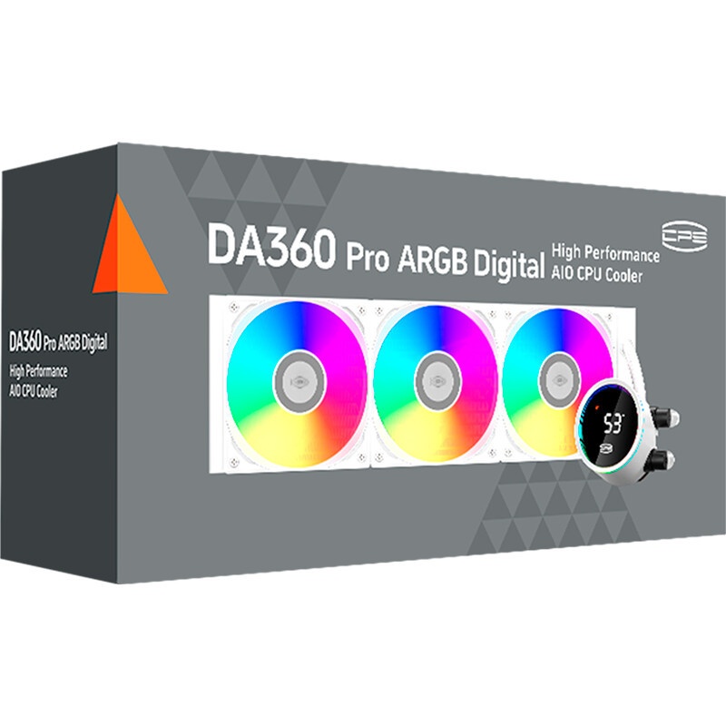 Система водяного охлаждения PcCooler DA240 Max ARGB Soc-AM5/AM4/1200/1700/1851 черный 4-pin 33.8dB A