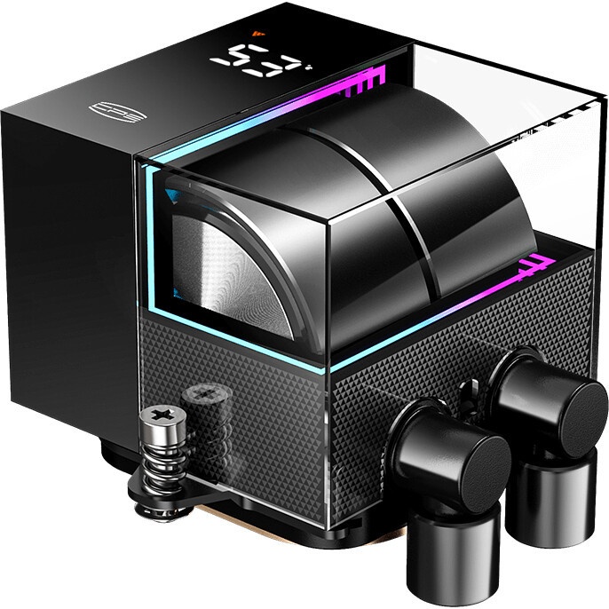 Система водяного охлаждения PcCooler DA240 Max ARGB Soc-AM5/AM4/1200/1700/1851 черный 4-pin 33.8dB A