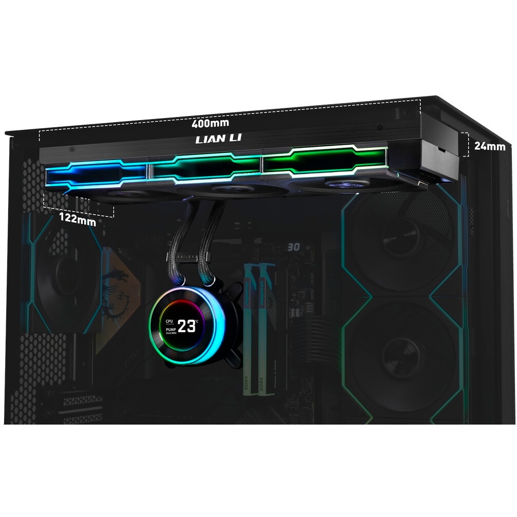 Система жидкостного охлаждения Lian-Li Galahad II Lite 360P ARGB Soc-AM5/AM4/1700/1851 черный29.8dB