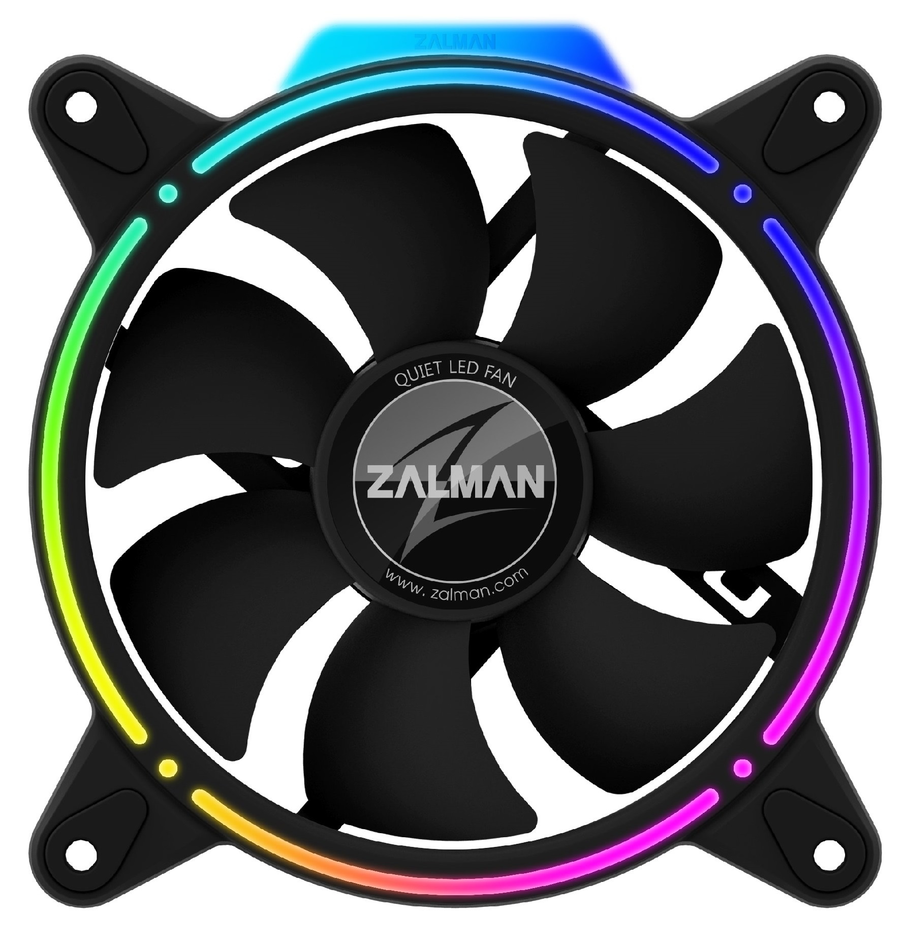 Вентилятор для корпуса Zalman ZM-RFD120A черный, 120 мм, 1500 об/мин, 25.6 дБ, 3 pin