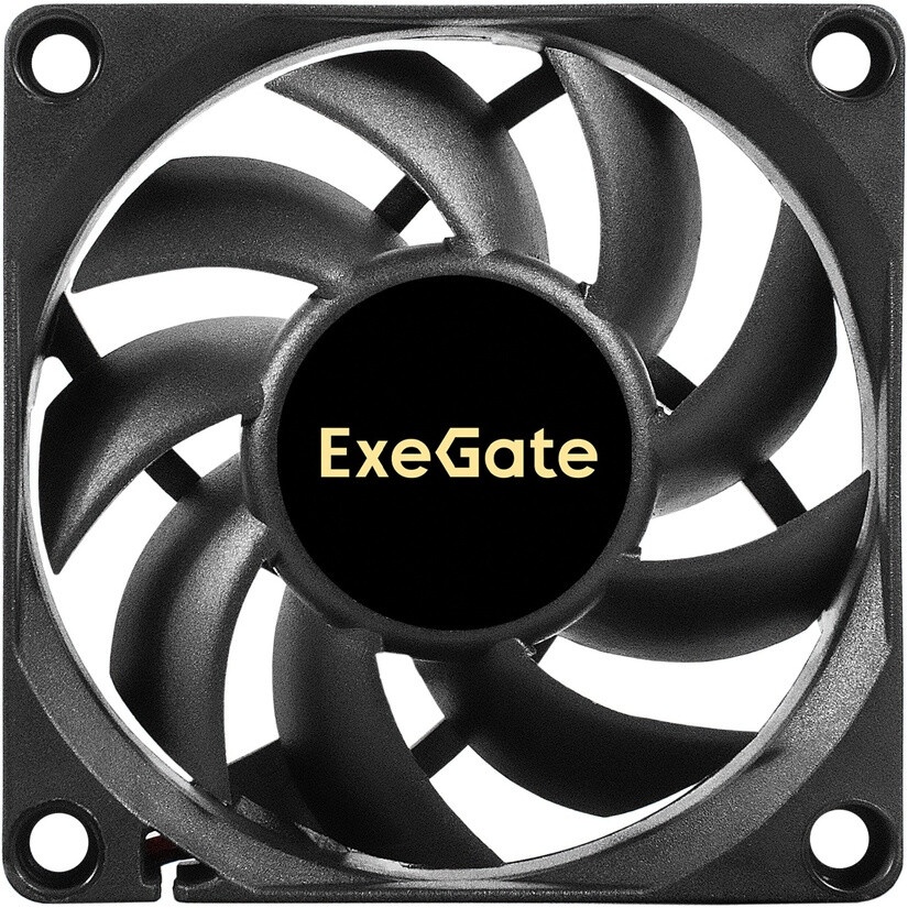 Вентилятор для корпуса ExeGate ExtraSilent ES07015S3P черный, 70 мм, 2000 об/мин, 18 дБ, 3 pin