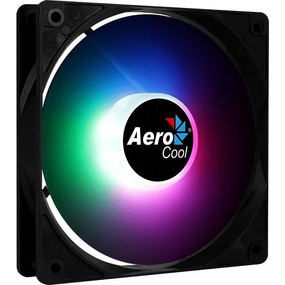 Вентилятор для корпуса Aerocool / Formula Frost 12 PWM FRGB черный, 120 мм, 1500 об/мин, 27.5 дБ, 4