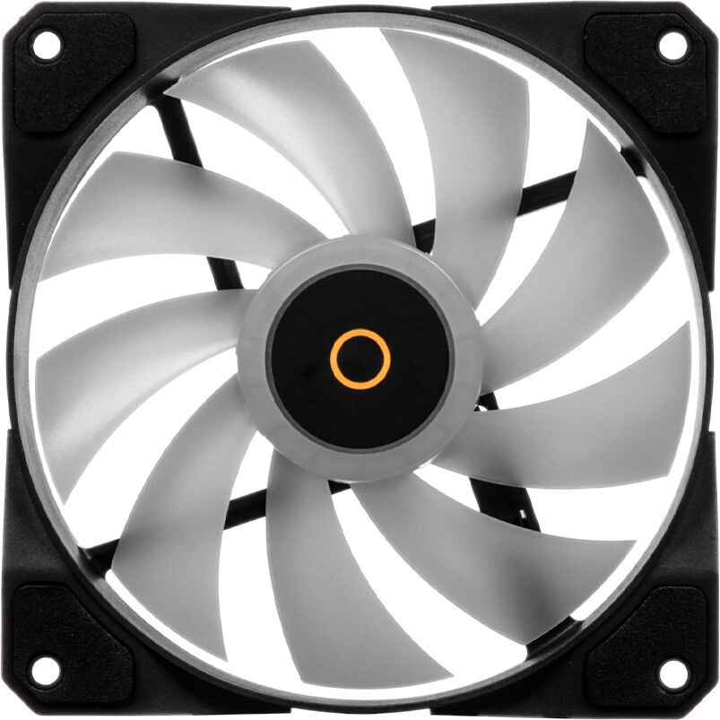 Вентилятор для корпуса Aerocool / Formula Frost 12 PWM FRGB черный, 120 мм, 1500 об/мин, 27.5 дБ, 4