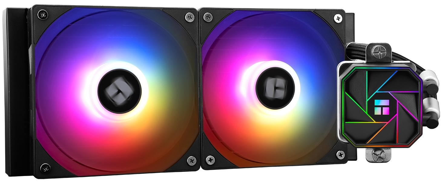 Система жидкостного охлаждения Thermalright Aqua Elite 240 V3 (240mm, Black, ARGB/ Fans: 2x120mm, 66