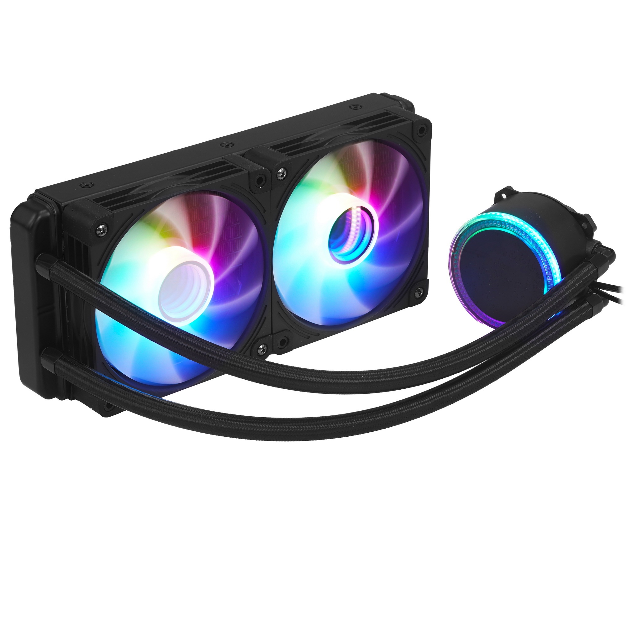 Система водяного охлаждения Bloody BD-LC240ARGB2 ARGB Soc-AM5/AM4/1200/1700/1851 черный 4-pin 22-35d
