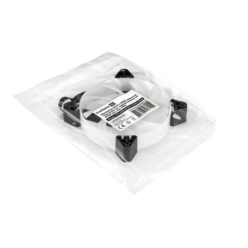 Вентилятор для корпуса Aerocool / Formula Frost 12 черный, 120 мм, 1000 об/мин, 23.7 дБ, 3 pin