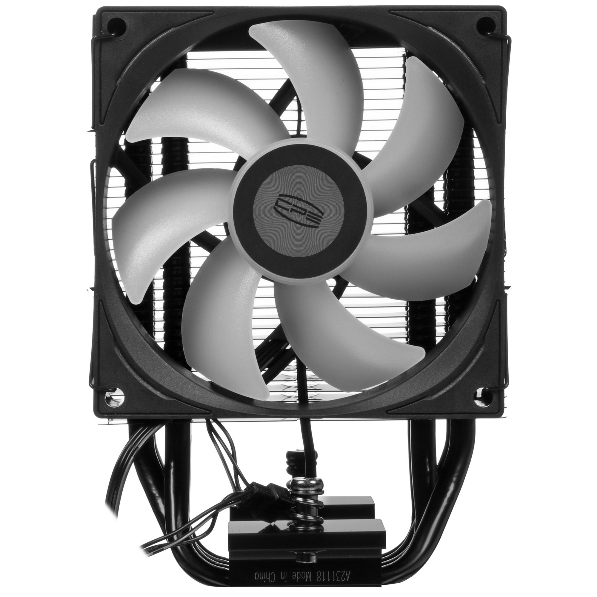 Кулер PCCooler R400 ARGB черный 92мм алюминий+медь 2200r[m 30db 4-pin 180W 133мм