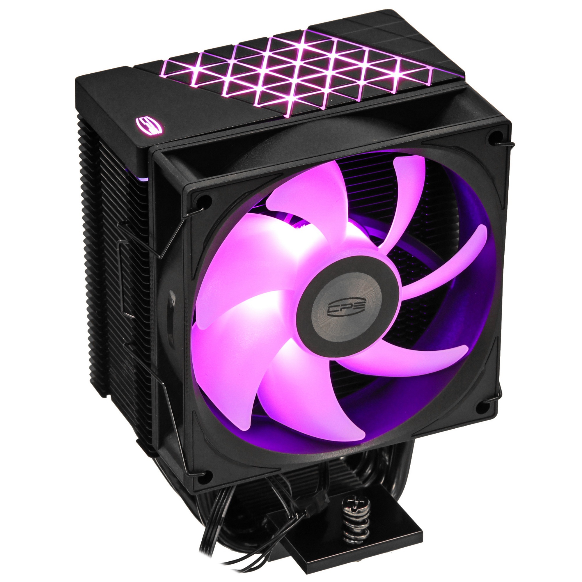 Кулер PCCooler R400 ARGB черный 92мм алюминий+медь 2200r[m 30db 4-pin 180W 133мм