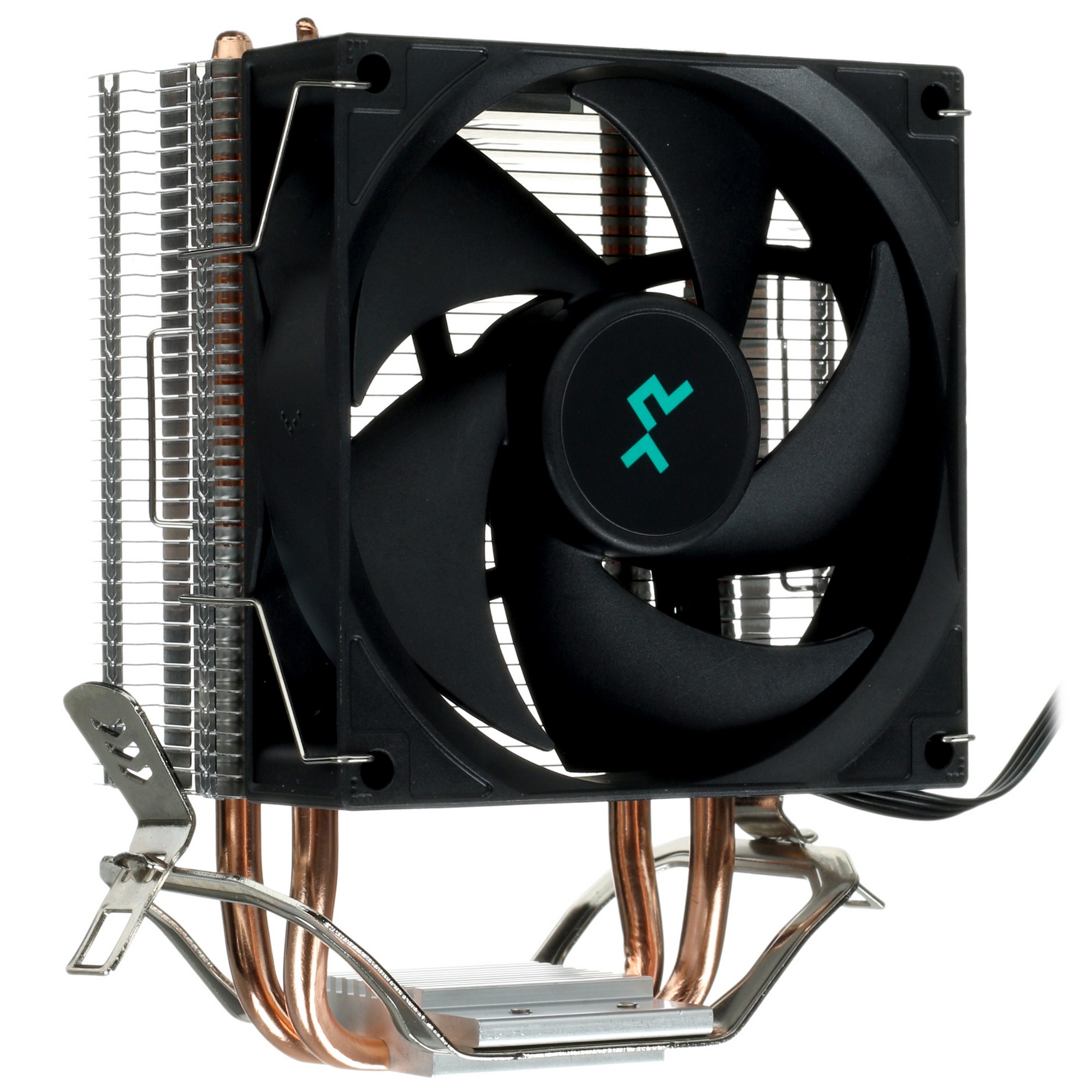 Кулер для процессора DEEPCOOL AG200 черный, 92 мм, алюминий/медь, 3050 об/мин, 30.5 дБ, 4 pin, 100 В