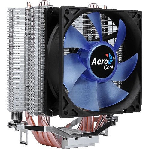 Кулер для процессора AeroCool / Formula Air Frost 2 черный/серебристый, 90 мм, алюминий/медь, 1800 о